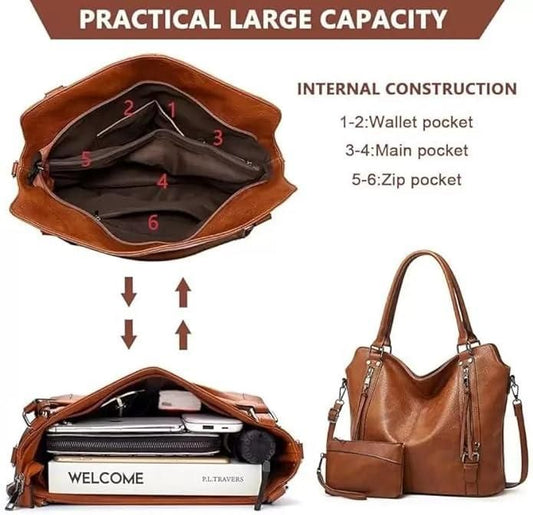 Nexora Mind's Premiun leather hand Bag for women's.