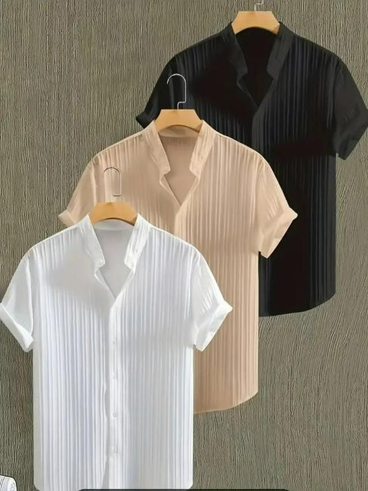 Nexora Mind's luxury half shirt  combo for Men's .